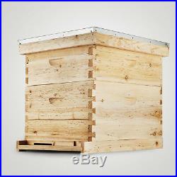 20-Frame Langstroth Bee Hive Complete Box Kit Free Shipping