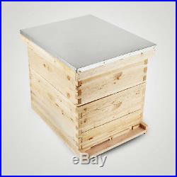 20-Frame Langstroth Bee Hive Complete Box Kit Free Shipping