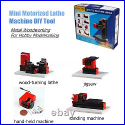 20000RPM Mini Metal Motorized Lathe Milling Drilling Sanding Jigsaw Woodworking