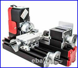 20000rev/min DIY CNC Metal Motorized Mini Lathe Machine For Hobby Model Making