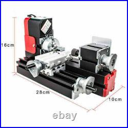 20000rev/min DIY CNC Metal Motorized Mini Lathe Machine For Hobby Model Making