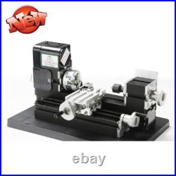 20000rpm Mini Metal Lathe Metalworking Woodworking DIY Model Making 24W