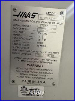 2004 Haas Mini Lathe