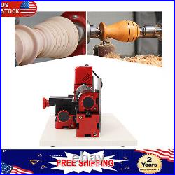 20mm Multifunction Miniature Metal Motorized DIY Mini Lathe Machine 12000Min Red