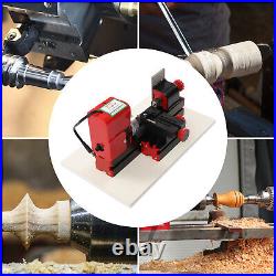 20mm Multifunction Miniature Metal Motorized DIY Mini Lathe Machine 12000Min Red