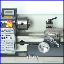 220V 110V Metal Bench Lathe Mini Precision Wood Lathe Turning Machine 2500rpm