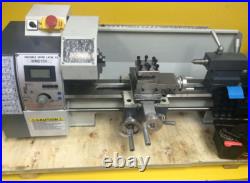 220V Mini Metal Lathe 750W Variable Speed Lathe Machine Jade Screw Steel Proce M