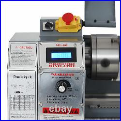 2250rpm Mini Lathe Machine for Turning Cutting Drilling Threading Metal 8x16