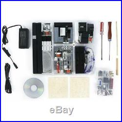 24W 20000rpm 6 in 1 Mini Metal Lathe Machine DIY Lathe Kit with US Power Cord