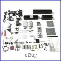 24W 20000rpm 6 in 1 Mini Metal Lathe Machine DIY Lathe Kit with US Power Cord