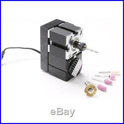 24W 20000rpm 6 in 1 Mini Metal Lathe Machine DIY Lathe Kit with US Power Cord