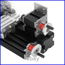 24W Mini Metal Lathe 20000RPM Motor For Soft Metal Plastic Acrylic US 100V-240V