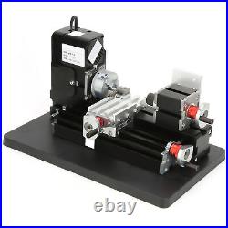 24W Mini Metal Lathe 20000RPM Motor For Soft Metal Plastic Acrylic US 100V-240V