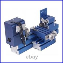 24W Mini Metal Lathe Machine DIY Tool Benchtop Wood Lathe Woodworking