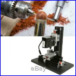 24W Mini Metal Lathe Milling Machine 100-240V for Processing Wood