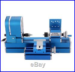 24W Mini Metal Wood-turning Lathe DIY Model Tool Woodworking Power Tool Machine