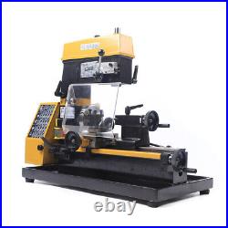 3 In 1 Mini Electric Woodworking Lathe Micro Milling Machine Metalworking Lathe