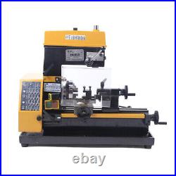 3 In 1 Mini Electric Woodworking Lathe Micro Milling Machine Metalworking Lathe