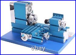 36W 20000RPM Upgraded Mini Metal Lathe Machine Motorized Metalworking DIY Tool