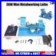 36W Mini Lathe CNC Benchtop Woodworking Lathe DIY Tool Metalworking Lathe US