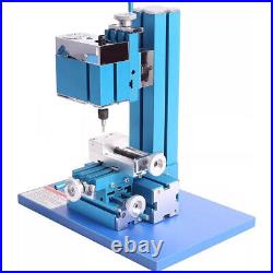 36W Mini Milling Machine DIY Woodworking Soft Metal Lathe Hobby Processing Tools