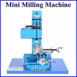 36W Mini Milling Machine DIY Woodworking Soft Metal Lathe Hobby Processing Tools