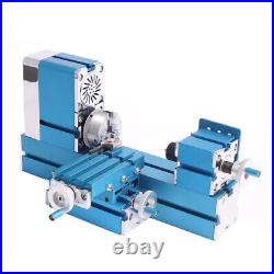 36W Mini Motorized Lathe Machine Metal Woodworking Hobby Teaching DIY Tools NEW