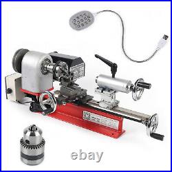 400W Metal Mini Lathe Luxury Accessory Package 50-2500RPM Variable Speed