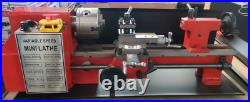 400With550W Benchtop Mini Lathe Small Lathe for Turning, Drilling and Threading