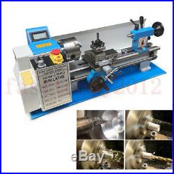 550W 110V Mini Metal Lathe Jade Thread Variable Speed Processing Chuck 7 x 14