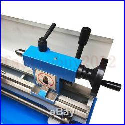 550W 110V Mini Metal Lathe Jade Thread Variable Speed Processing Chuck 7 x 14