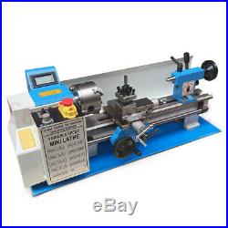 550W 110V Mini Metal Lathe Jade Thread Variable Speed Processing Chuck 7 x 14