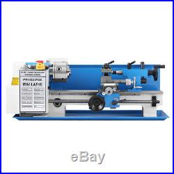 550W 2500rmp High Precision Mini Metal Milling Lathe with Variable Speed 7x14