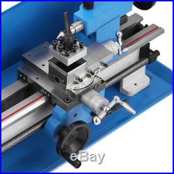 550W 2500rmp High Precision Mini Metal Milling Lathe with Variable Speed 7x14
