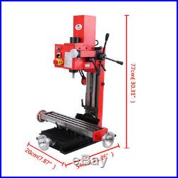 550W 2500rpm Milling Drilling Machine /6 In 1 Metal Mini Motorized Lathe Machine