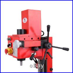 550W 2500rpm Milling Drilling Machine /6 In 1 Metal Mini Motorized Lathe Machine