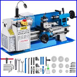 550W 7\X12\ Mini Lathe withLamp&9 Cutters&Tool Kits SIMPLE TO HANDLE POPULAR
