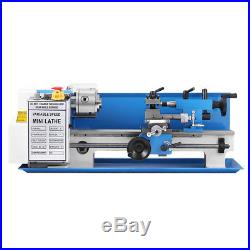 550W 7 x 14 Precision Mini Metal Lathe Variable RPM 0.75HP Speed 2500