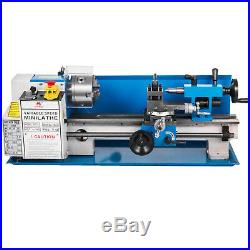 550W 7X14 Precision Mini Metal Lathe withLamp Drilling Wear-Resistant Durable