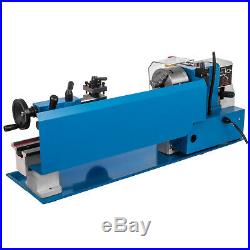 550W 7X14 Precision Mini Metal Lathe withLamp Milling Professional Woodworking