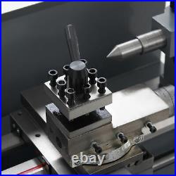 550W 7x12 Inch 2250rpm Mini Metal Lathe for Turning Cutting Drilling & Threading