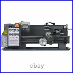 550W 7x12 Inch 2250rpm Mini Metal Lathe w Brushed Motor for Metalwork and More