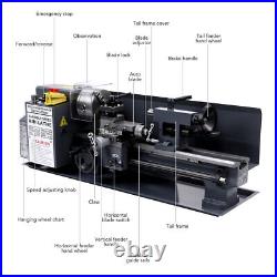 550W 7x14inch Mini Metal Lathe Machine Variable Speed 2250 RPM 3/4HP New