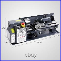 550W 7x14inch Mini Metal Lathe Machine Variable Speed 2250 RPM 3/4HP New