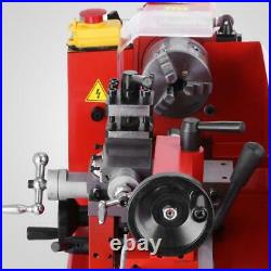 550W Mini high-Precision DIY Shop Benchtop Metal Lathe Woodworking Lathe