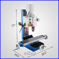 550W Variable Speed Mini Milling Drilling Machine Vertical Mt3 Metal Lathe