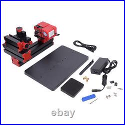 6 In 1 Mini Motorized Lathe Machine Multi Functional DIY Woodworking Tools