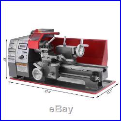 600W Automatic Mini Lathe Machine Metal Turning Metal Wood Drilling 7''×12'