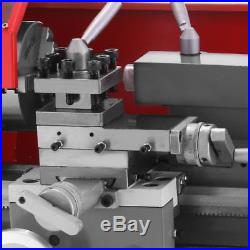 600W Automatic Mini Lathe Machine Metal Turning Metal Wood Drilling 7''×12'