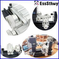 60W 12000RPM High Power Mini Metal Rotating Lathe, 4-axis desktop lathe machin